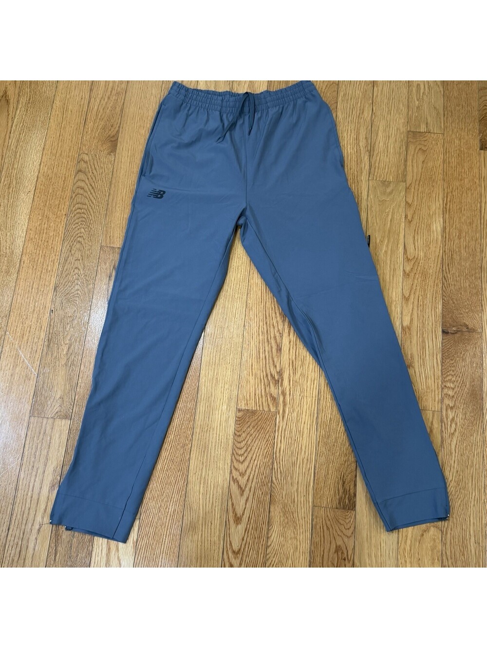 Size S New Balance Women’s Slate Blue Tapered Athletic Jogger Pants Ankle Zip